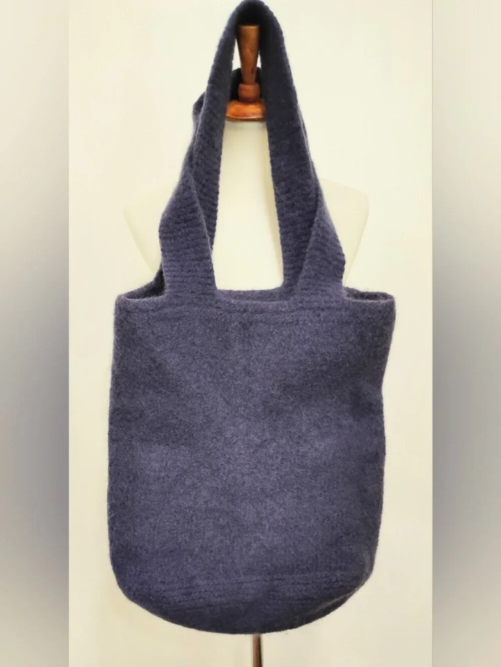 LUXURY HANDMADE BOILED WOOL TOTE